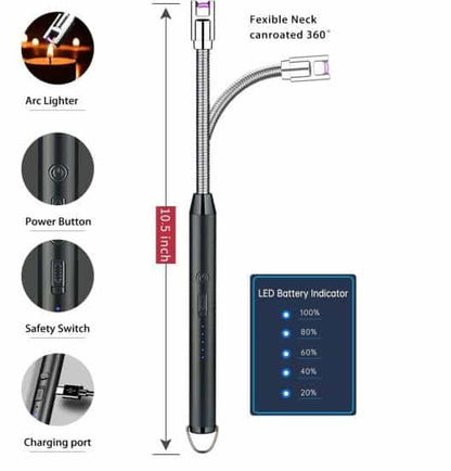 Rechargeable Usb Electric Gas Lighter