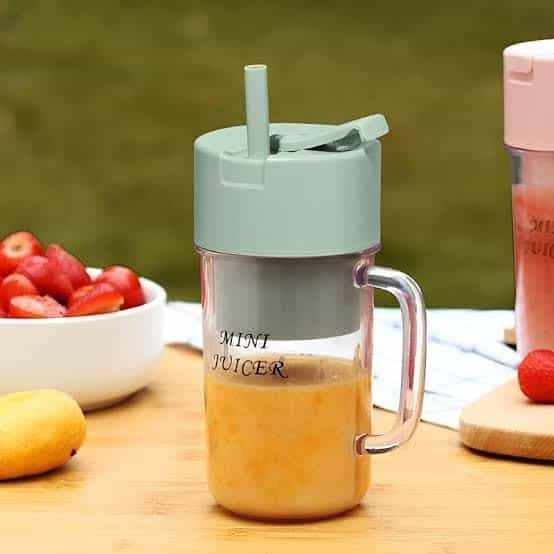 Portabel And Rechargeable Battery Juice Blender For Smoothie, Milk Shakes, Crushing Ice