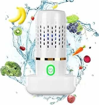 Fruit and Vegetable Washing Machine,Portable Ultrasonic Washing Cleaner,USB Wireless Food