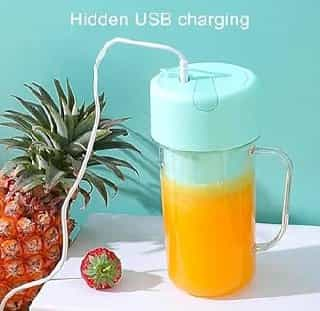 Portabel And Rechargeable Battery Juice Blender For Smoothie, Milk Shakes, Crushing Ice